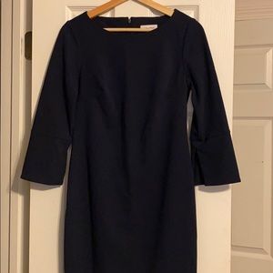 Navy blue pencil dress